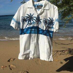 Vintage mens hawaiian aloha shirt